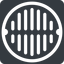 Right, normal, solid, square, manhole, sewer, sewer-manhole, metal, cover icon