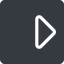 Up, right, normal, solid, square, order, sort, sort-up icon