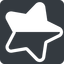 Right, normal, solid, square, star, rate, rating, half, star-half icon