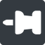 Right, normal, solid, square, thumbtack, pin, unpin, thumbtack-solid icon