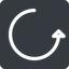 Right, normal, solid, square, arrow, reload, refresh, undo, redo, restore icon
