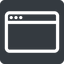 Normal, solid, square, horizontal, mirror, window, application, interface, console, gui icon