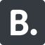 Normal, solid, square, b, letter, book, dot, hotel, host, accommodation, guest, hospitality, booking, vacation, guesthouse, booking-alt, travel, tourism icon