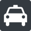 Normal, solid, square, car, dot, pictogram, dot-50, taxi, station, cab, dot-taxi icon