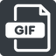 Normal, solid, square, image, graphics, video, file, photo, picture, clip, gif, animation, motion, animated, meme, interchange, file-gif icon