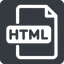 Normal, solid, square, file, html, file-html icon