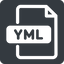 Normal, solid, square, config, file, data, language, yml, docker, yaml, markup, configuration, file-yml icon