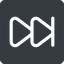 Up, normal, solid, square, video, play, forward, backward, mp3, player, fast, pause, forward-fast icon