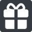 Normal, solid, square, party, birthday, gift, christmas, box, present, gift-solid icon