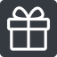 Normal, solid, square, party, birthday, gift, christmas, box, present icon