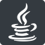 Normal, solid, square, cup, programming, oracle, coffe, java icon