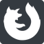 Normal, solid, square, logo, brand, javascript, html, browser, internet, mozilla, firefox, mozilla-firefox icon