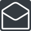 Normal, solid, square, envelope, mail, message, email, contact, open, read, open-envelope, open-envelope-alt icon