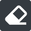 Normal, solid, square, remove, eraser, erase, rubber, rubber-alt icon