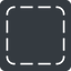 Normal, solid, square, select, selection, dashed, selection-thin icon