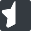 Normal, solid, square, star, rate, rating, half, star-half-solid icon