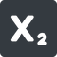 Normal, solid, square, text, editor, subscript-solid, subscript icon