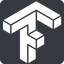 Normal, solid, square, logo, brand, networks, tensorflow, neural icon