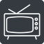 Normal, solid, square, channel, vintage, screen, tv, television, display, retro, tv-vintage icon