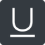 Normal, solid, square, text, type, editor, font, typography, font-style, underline, underlined icon