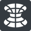 Up, normal, solid, square, wormhole, black-hole, hole, spacetime, interstellar, astrophysics, hyperspace, einstein, rosen, singularity, relativity, wormhole-solid-alt icon