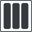 Thin, line, right, square, menu, collapse, bar, expand, list, collapse-menu-solid, burger, hamburger icon