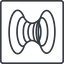 Thin, line, right, square, wormhole, black-hole, hole, spacetime, interstellar, astrophysics, hyperspace, einstein, rosen, singularity, relativity, wormhole-thin icon