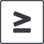 Thin, line, square, horizontal, mirror, symbol, less, math, mathematics, greater, than, greater-than, less-than, greater-than-equal, less-than-equal, comparison, inequality, mathematical, smaller, bigger, less-than-equal-solid, equal, maths icon