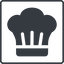 Thin, line, square, hat, restaurant, chef, cooking, kitchen, cook, chef-hat, chef-hat-solid icon