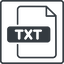 Thin, line, square, file, text, editor, txt, file-text, gedit, nano, vim, notepad, file-txt-thin icon