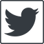 Thin, line, up, square, logo, brand, social, twitter, bird, twit, twitter-solid icon