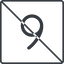 Thin, line, down, square, prohibited, number, font, digit, 6, six, six-thin, 9, nine icon