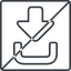 Thin, line, right, square, sign, in, signin, login, log, log-in, upload, prohibited, connection, sign-in-solid, go-in, sign-in-thin icon