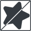 Thin, line, right, solid, square, star, rate, rating, prohibited, star-solid, favorite icon