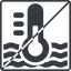 Thin, line, square, horizontal, mirror, prohibited, temperature, thermometer, heat, hot, liquid, hot-liquid, hot-liquid-solid icon