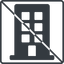 Thin, line, square, prohibited, building, business, architecture, building-solid icon