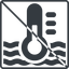 Thin, line, square, prohibited, temperature, thermometer, heat, hot, liquid, hot-liquid, hot-liquid-solid icon