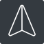 Thin, left, solid, square, message, paper, messaging, plane, airplane, aeroplane, submit, send, paper-plane-thin, paper-plane icon