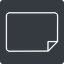 Thin, right, solid, square, file, sheet, paper, file-thin, document icon