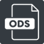 Thin, solid, square, file, table, data, row, spreadsheet, open, microsoft, office, column, excel, calc, xlsx, file-xls, xls, opendocument, file-ods, ods, file-ods-thin icon