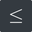 Thin, solid, square, symbol, less, math, mathematics, greater, than, greater-than, less-than, greater-than-equal, less-than-equal, comparison, inequality, mathematical, smaller, bigger, less-than-equal-thin, equal, maths icon