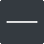 Thin, up, solid, square, minus, remove, sub, substract, collapse, minus-thin, -, less icon