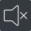 Thin, up, solid, square, speaker, volume, mute, unmute, music, sound, loudspeaker, mute-thin icon