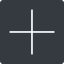 Thin, solid, square, plus, add, new, plus-thin, create, addition, +, more icon