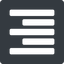 Thin, right, solid, square, text, align, alignment, editor, right-align-solid, right-align, align-right icon