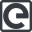 Line, down, wide, square, logo, horizontal, mirror, g, e, google-logo icon