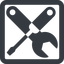 Line, down, wide, square, horizontal, mirror, building, spanner, wrench, tool, screwdrive, construction, fix, tools, tools-alt-solid icon