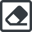 Line, wide, square, remove, eraser, erase, rubber, eraser-alt-solid, eraser-alt icon
