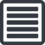 Line, wide, solid, square, menu, burger, text, align, alignment, editor, justify, justify-align, align-justify, justify-align-solid icon