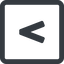 Line, wide, square, symbol, less, math, mathematics, greater, than, greater-than, less-than, comparison, inequality, mathematical, smaller, bigger, less-than-solid, maths icon